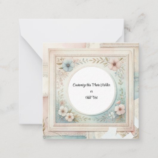 Benutzerdefinierter Bildhalter Mitteilungskarte (Vorderseite)