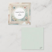 Benutzerdefinierter Bildhalter Mitteilungskarte (Vorne/Hinten)