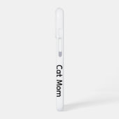 Benutzerdefinierter Black Cat iPhone Case - Name h iPhone 16 Hülle (Linke Seite)