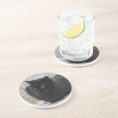 benutzerdefinierter Black Cat-Untersetzer Untersetzer (Seite)