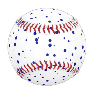 Benutzerdefinierter blauer Baseball mit Punkten
