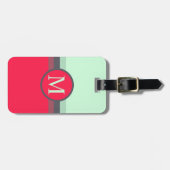 Benutzerdefinierter blauer Grauer PInk-roter Farbb Gepäckanhänger (Vorderseite horizontal)