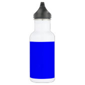 Benutzerdefinierter blaufarbiger Designer Edelstahlflasche (Rechts)