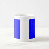 Benutzerdefinierter blaufarbiger Designer Kaffeetasse (Mittel)