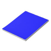 Benutzerdefinierter blaufarbiger Designer Notizblock (Rotiert)