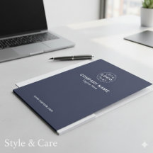 Benutzerdefinierter Blue Pocket Folder für Ihr Bra