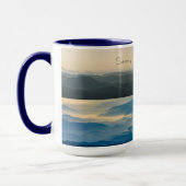 Benutzerdefinierter Blue Ridge Mountains Virginia  Tasse (Links)