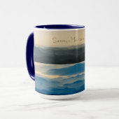 Benutzerdefinierter Blue Ridge Mountains Virginia  Tasse (Vorderseite Links)