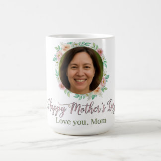 Benutzerdefinierter Blumen-Muttertags-Kaffeebecher Kaffeetasse