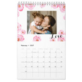 Benutzerdefinierter Blumenkalender Kalender (Feb 2027)