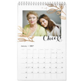 Benutzerdefinierter Blumenkalender Kalender (Jan 2027)
