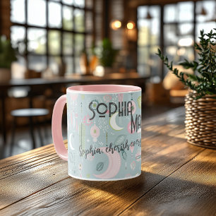 Benutzerdefinierter Boho-Chic-Becher mit träumeris Tasse