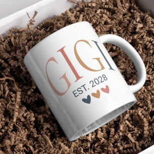 Benutzerdefinierter Boho Gigi Kaffeebecher – Gesch Kaffeetasse