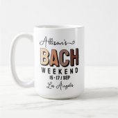 Benutzerdefinierter Boho-Junggesellinnenabschied-B Kaffeetasse (Links)