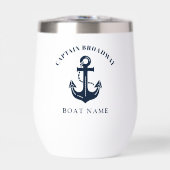 Benutzerdefinierter Bootsname & Kapitänausrüstung (Vorderseite)