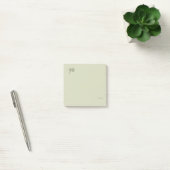 Benutzerdefinierter Botanischer Dark Academia Farn Post-it Klebezettel (Büro)