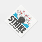 Benutzerdefinierter Bowling Strike Serviette (Ecke)