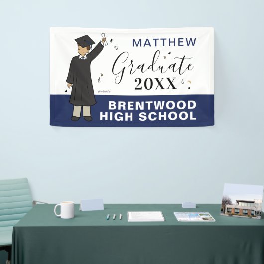 Benutzerdefinierter Boy Avatar| Banner für den Abs (Messeveranstaltung)