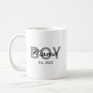Benutzerdefinierter Boy Mama Becher, Personalisier Kaffeetasse