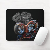 Benutzerdefinierter brauner Chopper Mousepad (Mit Mouse)