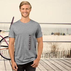 Benutzerdefinierter brauner grafischer T - Shirt