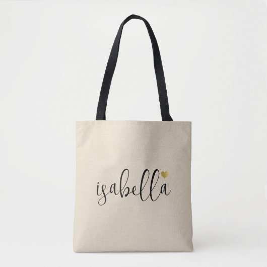 Benutzerdefinierter Brautjungfer-Script-Name Tasche (Vorderseite)