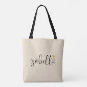 Benutzerdefinierter Brautjungfer-Script-Name Tasche (Rückseite)