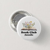 Benutzerdefinierter Buchclub Button (Vorne & Hinten)