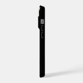 Benutzerdefinierter Buchstabe, farbenfrohes Monogr iPhone Hülle (Linke Seite)