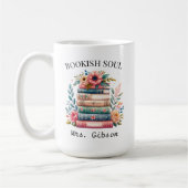 Benutzerdefinierter Buchtitel für Soul-Lover-Gesch Kaffeetasse (Links)