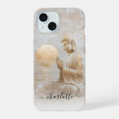 Benutzerdefinierter Buddha iPhone 15 Hülle (Rückseite)