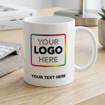 Benutzerdefinierter Business-Logo-Kaffeebecher mit