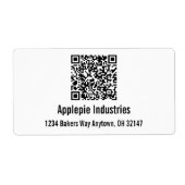Benutzerdefinierter Business-QR-Code mit Postansch (Vorne)