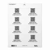 Benutzerdefinierter Business-QR-Code mit Postansch (Vorne)