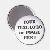 Benutzerdefinierter Button/Pinback 2 1/4" Magnet (Vorderseite/Rückseite)