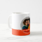 Benutzerdefinierter C101-Foto- und Nachrichtenspei Kaffeetasse (Vorderseite Links)