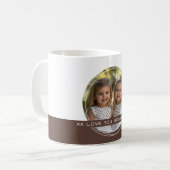 Benutzerdefinierter C33-Foto- und Nachrichtenspeic Kaffeetasse (Vorderseite Links)