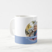 Benutzerdefinierter C42-Speicher mit weißem und bl Kaffeetasse (Vorderseite Links)