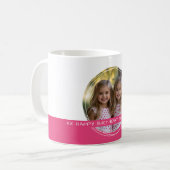 Benutzerdefinierter C58-Speicher (Weiß und rosa) f Kaffeetasse (Vorderseite Links)