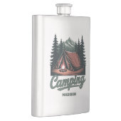 Benutzerdefinierter Camping-Name Flachmann (Rechts)