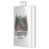 Benutzerdefinierter Camping-Name Flachmann (Links)