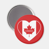 Benutzerdefinierter CANADA-Liebe-Magnet Magnet (Vorderseite/Rückseite)