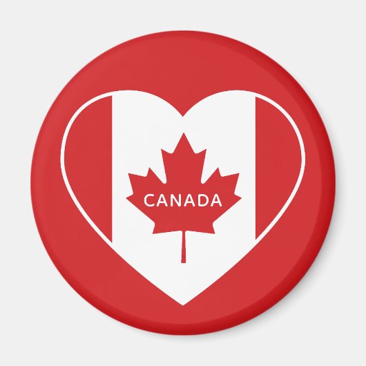 Benutzerdefinierter CANADA-Liebe-Magnet Magnet (Vorne)