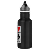 Benutzerdefinierter CanastaPlayer Trinkflasche (Rechts)