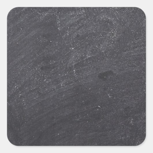 Benutzerdefinierter Chalkboard-Hintergrund Quadratischer Aufkleber (Vorderseite)