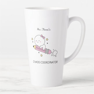 Benutzerdefinierter Chaos-Koordinator Latte-Mug Milchtasse