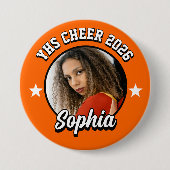 Benutzerdefinierter Cheerleader-Brag-Button, Cheer Button (Vorderseite)