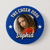 Benutzerdefinierter Cheerleader-Brag-Button, Cheer Button (Vorderseite)