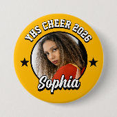 Benutzerdefinierter Cheerleader-Brag-Button, Cheer Button (Vorderseite)