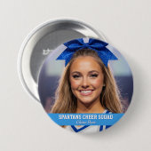 Benutzerdefinierter Cheerleader-Foto-Button Spirit Button (Vorne & Hinten)